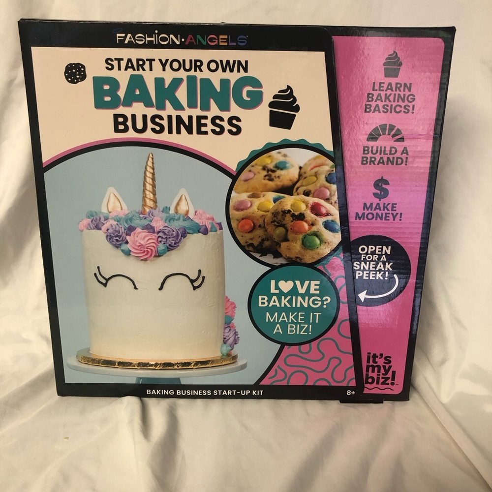 Fashion Baking Business Kit Piping book cookie cutter display stand journal food